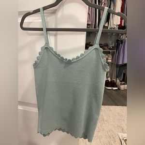 Mine scalloped tank